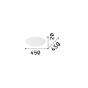 Ideal Lux Disque d'�pandage SET UP DISCO ACRILICO D45