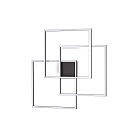 Luminaire de plafond FRAME IP20, noir