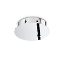 Canop�e MAGNETICO 8 LUCI rond, 8 fois, chrome, brillant