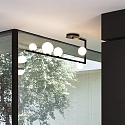 Ideal Lux Luminaire de plafond BIRDS PL5 5 flammes G9 IP20, noir mat 