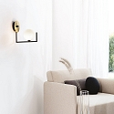 Ideal Lux Luminaire mural BIRDS AP1 à 1 flamme G9 IP20, noir mat 