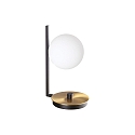 Lampe de table BIRDS TL1 à 1 flamme, avec interrupteur G9 IP20, noir mat 