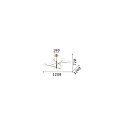 Ideal Lux pendant luminaire EQUINOXE SP8 8 flames G4 IP20, chrome