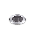 Projecteur encastr� TAURUS PT D13 ACCENT ROUND 2 voies, pivotant, accessible, commutable IP67, acier 