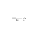 3-phase luminaire DISPLAY WIDE 565 IP20