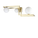 Luminaire de plafond ANGOLO PL3 3 flammes G9 IP20, laiton