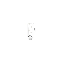 Ideal Lux Lampadaire ANGOLO PL3 5 flammes G9 IP20, laiton