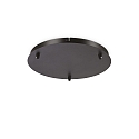 Canop�e ROUND STANDARD � 30CM 3 fois, rond, noir mat