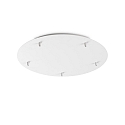 Canop�e ROUND STANDARD � 46CM 5 fois, rond, blanc mat