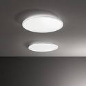 Ideal Lux Luminaire de plafond FLY SLIM PL LED LED IP40, couvert de poudre, blanche