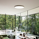 Ideal Lux Luminaire de plafond FLY SLIM PL LED LED IP40, couvert de poudre, blanche