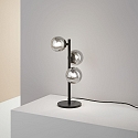 Ideal Lux Lampe de table PERLAGE TL3 3 flammes G9 IP20, noir 