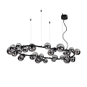 Luminaire à suspension PERLAGE SP30 30 flammes G9 IP20, noir 