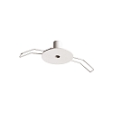 Rosette d'installation ROUND RECESSED 1 voie, rond, blanc mat