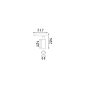Ideal Lux Projecteur triphas� FOX 15W MEDIUM / DALI 930 contr�lable par DALI, r�glable IP20, noir mat 