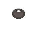 Plafonnier encastré QUARK rond IP20, noir 