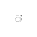 Ideal Lux Luminaire de plafond FLY SLIM PL LED LED IP40, couvert de poudre, blanche
