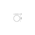 Ideal Lux Luminaire de plafond FLY SLIM PL LED LED IP40, couvert de poudre, blanche