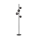 Lampadaire PERLAGE AP4 4 flammes G9 IP20, noir 
