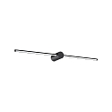 Luminaire mural FILO IP44, noir 