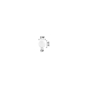 Ideal Lux Lampe de table MAPA BIANCO G9 IP20, blanche