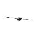 Luminaire mural THEO 75 IP20, noir 