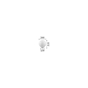 Ideal Lux Lampe de table CARTA 21 E27 IP20, blanche gradable