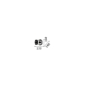 Ideal Lux Luminaire mural PERLAGE G9 IP20, ambre gradable