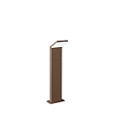 Borne d'�clairage STYLE 50 led IP54, marron caf� 