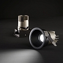 Bo�tier int�gr� ZEUS rond, noir