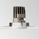 Ideal Lux recessed housing ZEUS round, white