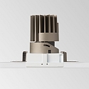 Ideal Lux recessed housing ZEUS square, white