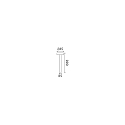 Ideal Lux bollard lamp TESLA 60 G9 IP44, black dimmable