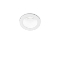 Plafonnier encastré QUARK rond IP20, blanche 