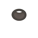 Plafonnier encastré QUARK rond IP20, noir 