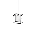 Luminaire à suspension LINGOTTO SP1 à 1 flamme, réglable G9 IP20, noir mat 