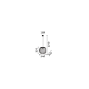Ideal Lux pendant luminaire NET 3 E27 IP20, white dimmable
