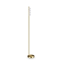 Lampadaire PING PONG IP20, laiton brossé 