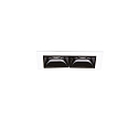 Plafonnier encastr� LIKA D07 FI RECESSED TRIM � 2 flammes, on/off, avec bordures IP20, blanc mat 