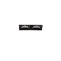 Plafonnier encastr� LIKA D07 FI RECESSED TRIMLESS � 2 flammes, affleurant, on/off IP20, blanc mat 