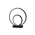 Lampe de table OZ TL ON-OFF rond, avec interrupteur IP20, noir mat 