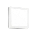 Luminaire de plafond UNIVERSAL D30 ON-OFF angulaire IP20, blanche 