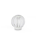 battery table lamp DIAMOND IP20, transparent dimmable