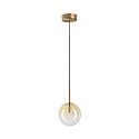 Luminaire à suspension EQUINOXE D15 à 1 flamme G4 IP20, ambre 