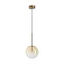 Luminaire à suspension EQUINOXE D20 à 1 flamme G4 IP20, ambre 
