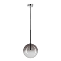 Luminaire à suspension EQUINOXE D25 à 1 flamme G4 IP20, couleurs fumée 