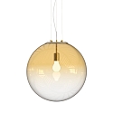 Luminaire � suspension MAPA CLEAR SP1 �50cm � 1 flamme E27 IP20, ambre 
