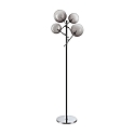 Lampadaire EQUINOXE 4 flammes G4 IP20, couleurs fumée 