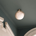Ideal Lux ceiling luminaire BLOOM D22 with lamp socket E27 IP20, brass