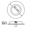 ISOLED Cadre de montage BRUSH TWO pivotant, rotatif, aluminium